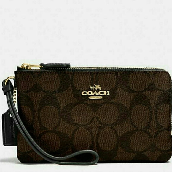Coach Handbags - ♥️ COACH DOUBLE ZIP WRISTLET♥️❗NEW WITH TAGS ♥️❗